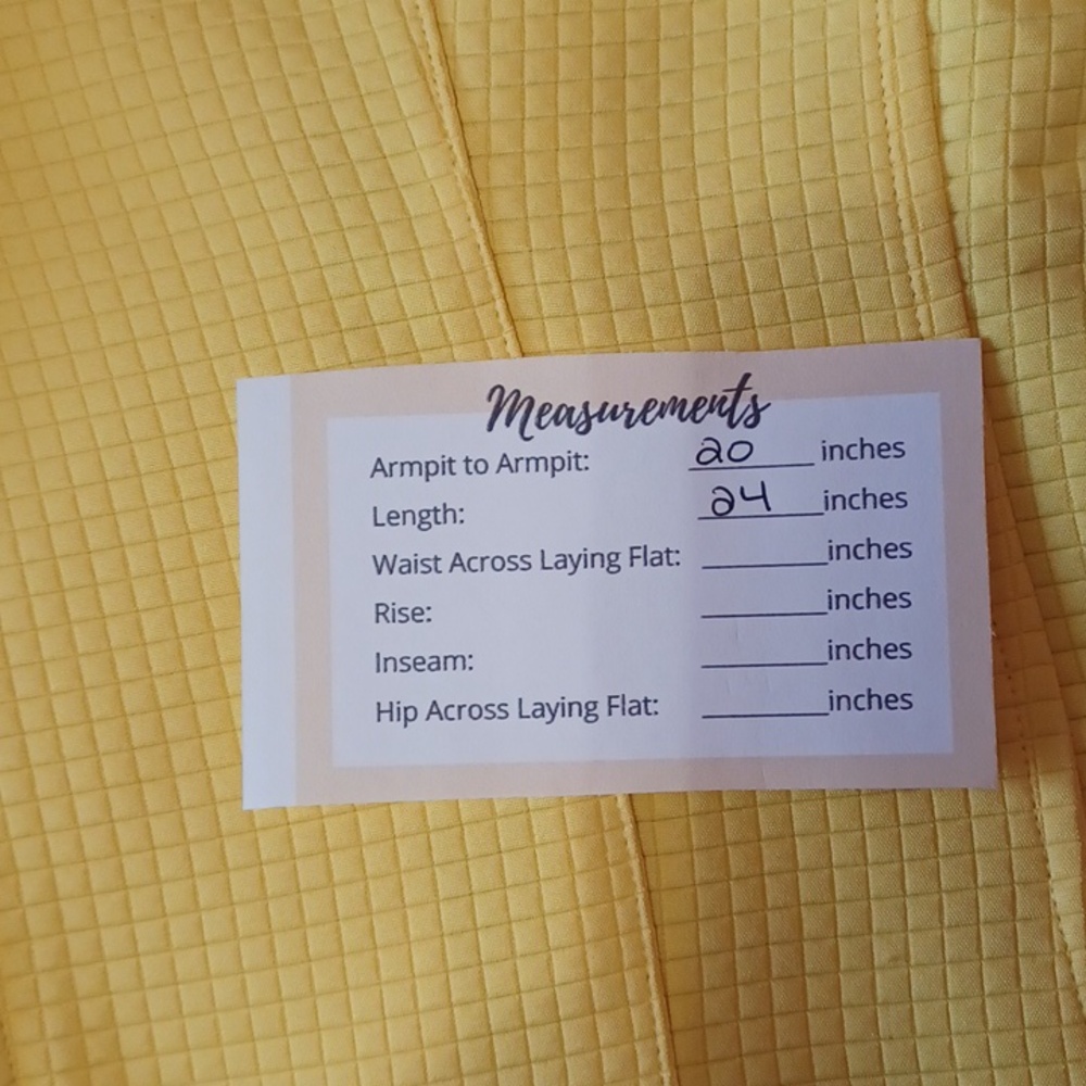 Sara Isabella Bright Yellow Square Textured Jacket Open Front Floral Lined Sz S - Picture 15 of 15
